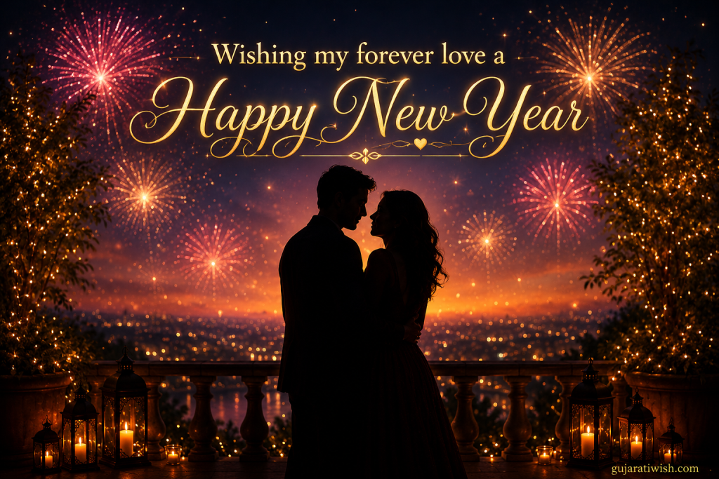 Romentic new year wishes in gujarati