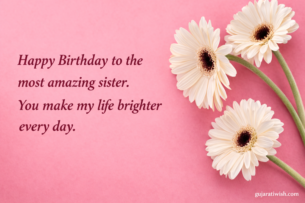 Happy Birthday wishes for Sister