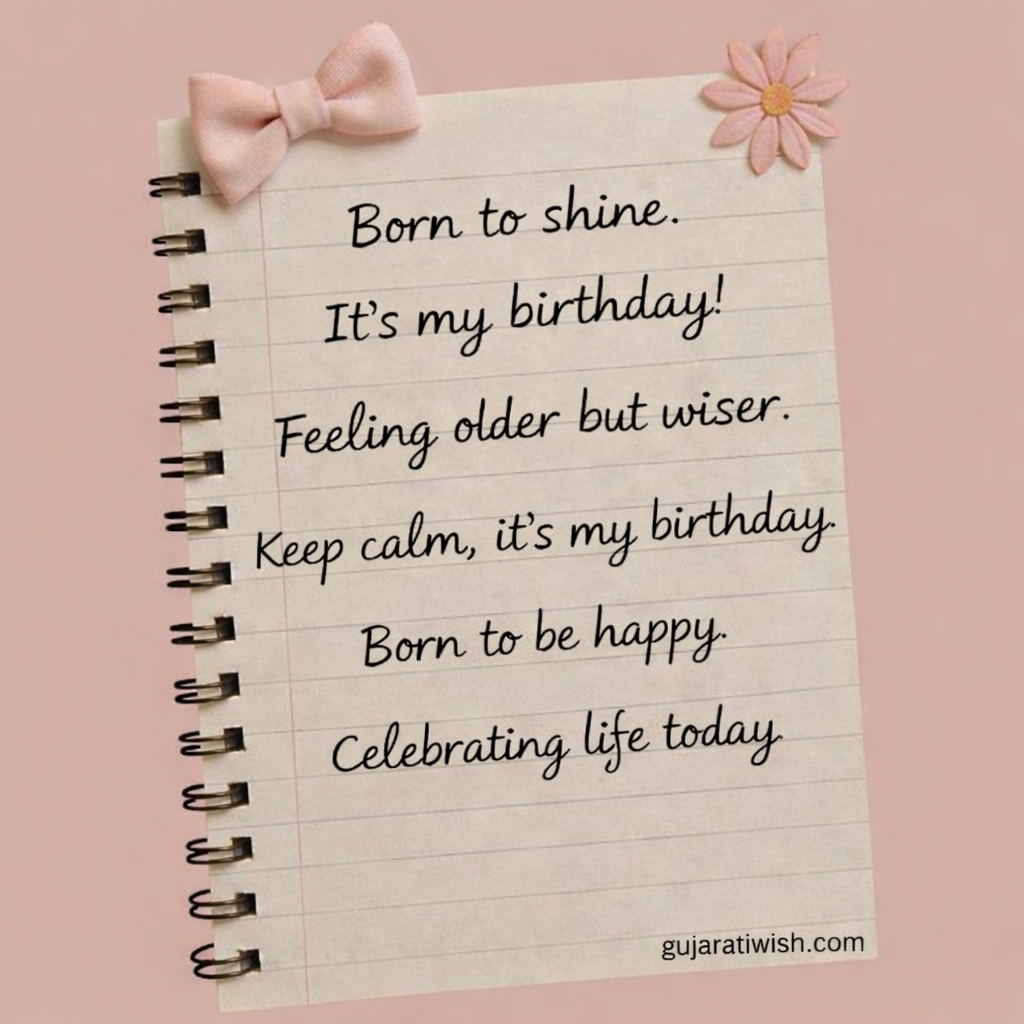 Short Birthday Captions images