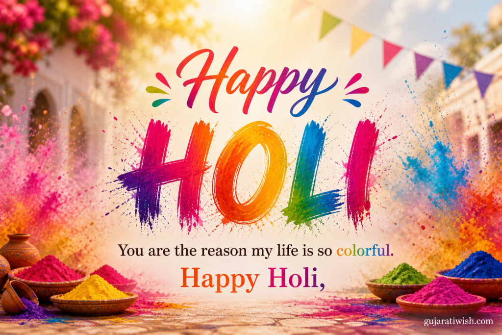 Holi WhatsApp Status images
