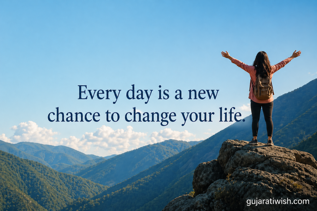 Life quote mountain image