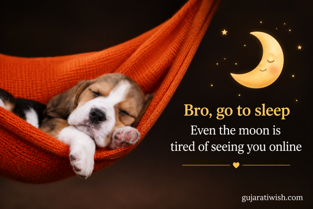 Funny good night wishes for brother