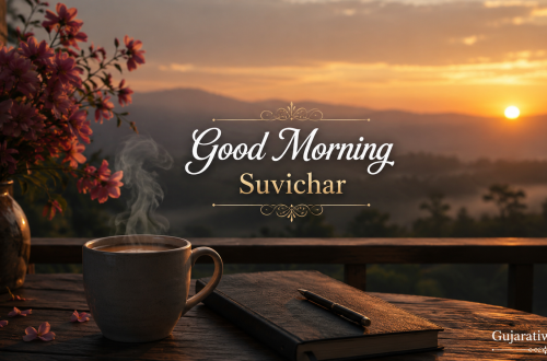 Good Morning Suvichar in Gujarati