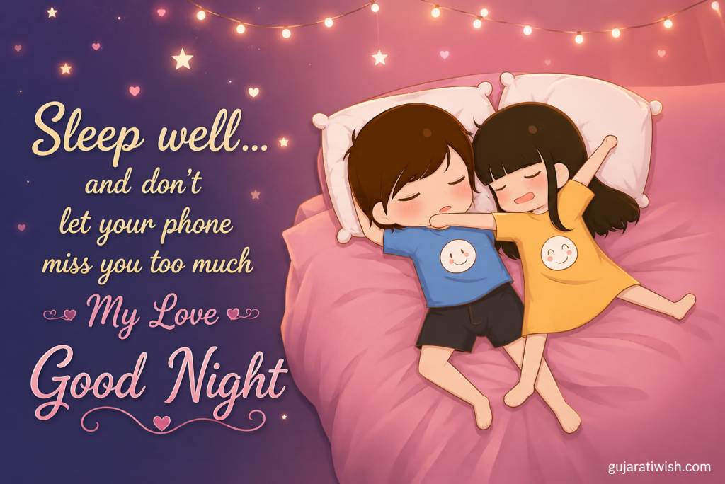 Good night wishes for husband