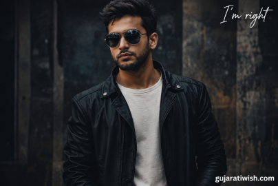Attitude shayari in gujarati image