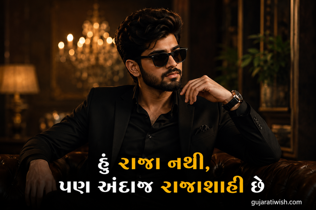 Boyfriend Attitude Shayari in Gujarati images