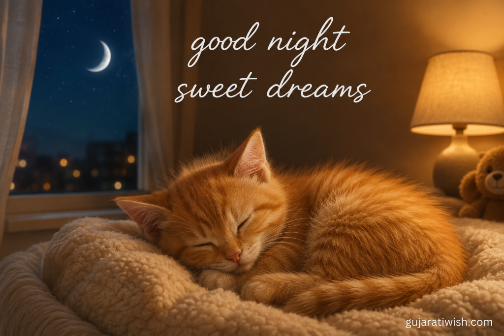 Funny good night wishes for sister in gujarati
