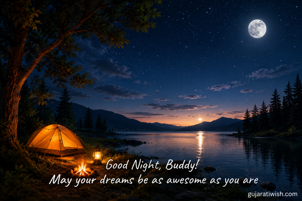 Good Night Status for Social Media images