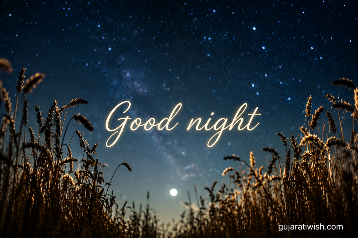 Good night wishes in gujarati