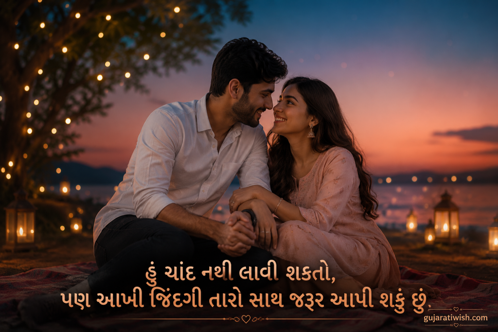 Love Shayari for Girlfriend in Gujarati