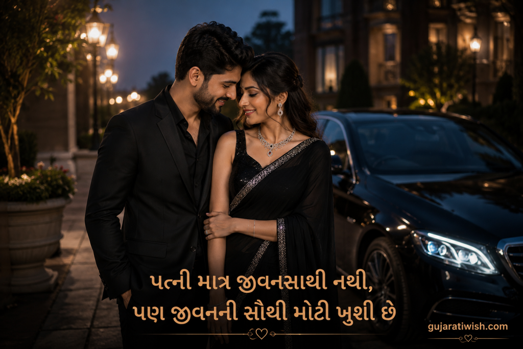 Love Shayari for Wife in Gujarati