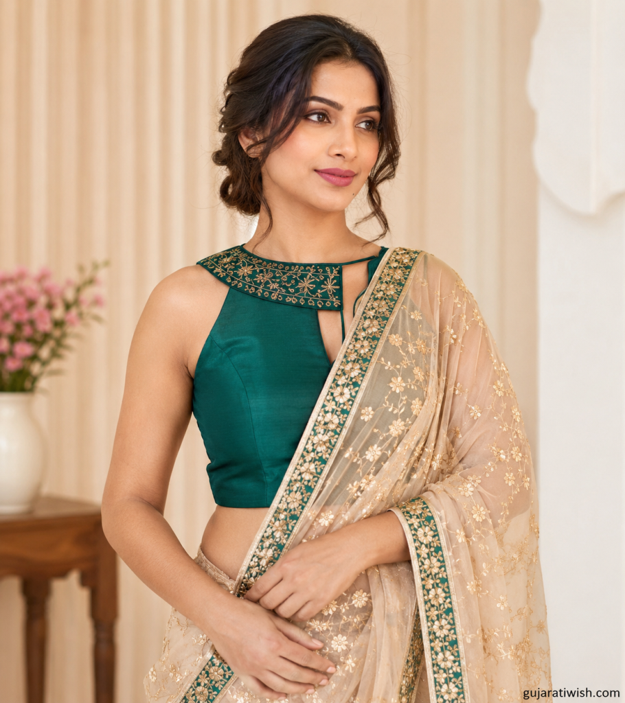 Sleeveless blouse designs
