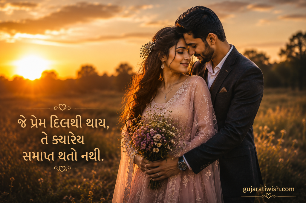 Sweet and Romantic Gujarati Shayari