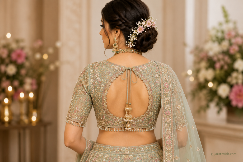 Keyhole Back Design for bride
