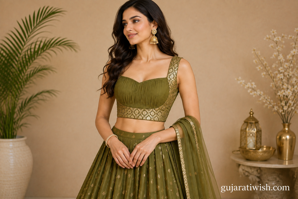 Princess Cut Back Neck blouse Design