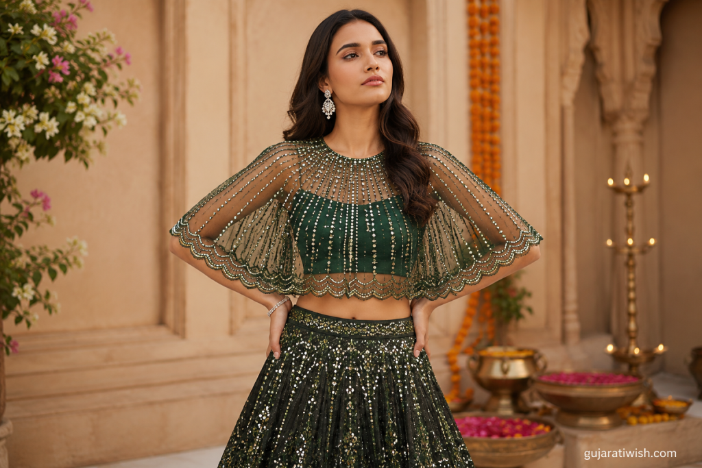 Sequins blouse design