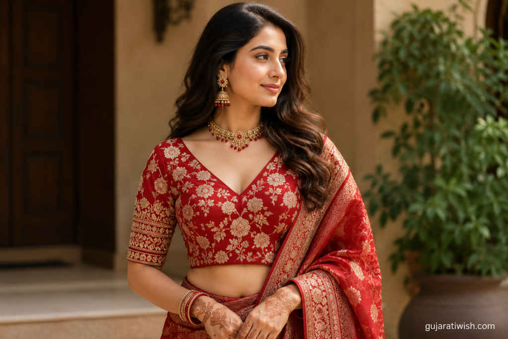 Silk saree blouse designs