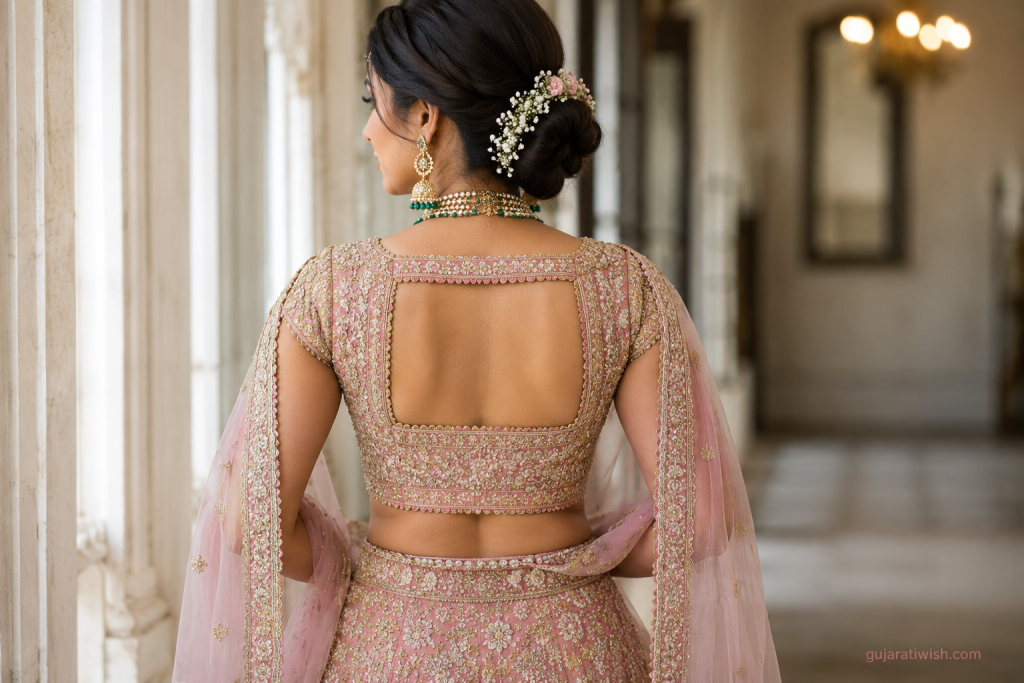 Square Back Design for bride
