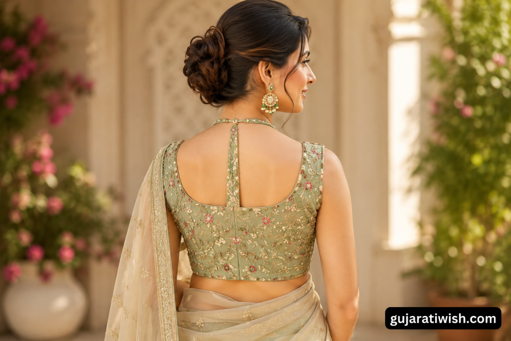 Traditional Blouse Back Design