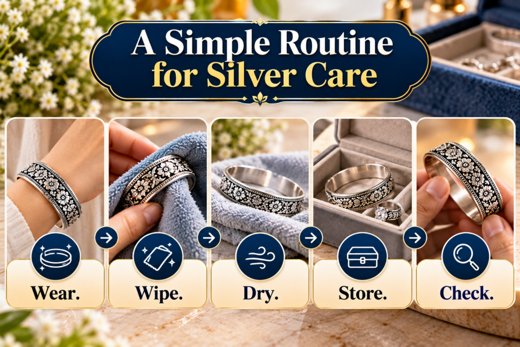A Simple Routine for Silver Care