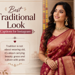 Best Traditional Look Captions for Instagram