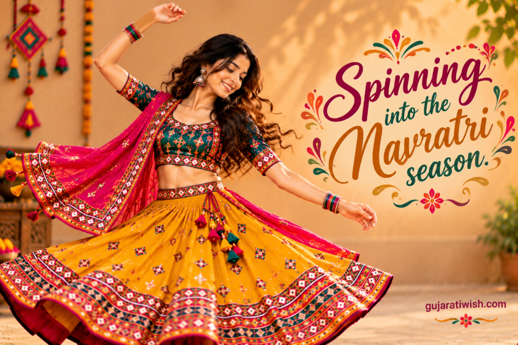 Chaniya Choli Captions for Garba Reels