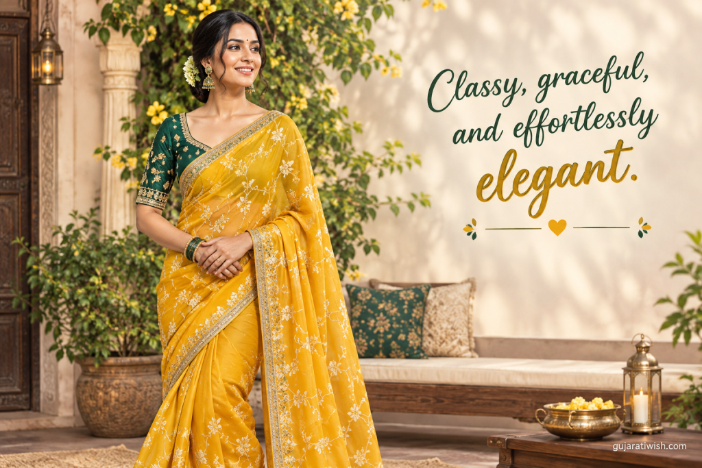 Classy Saree Captions for Instagram