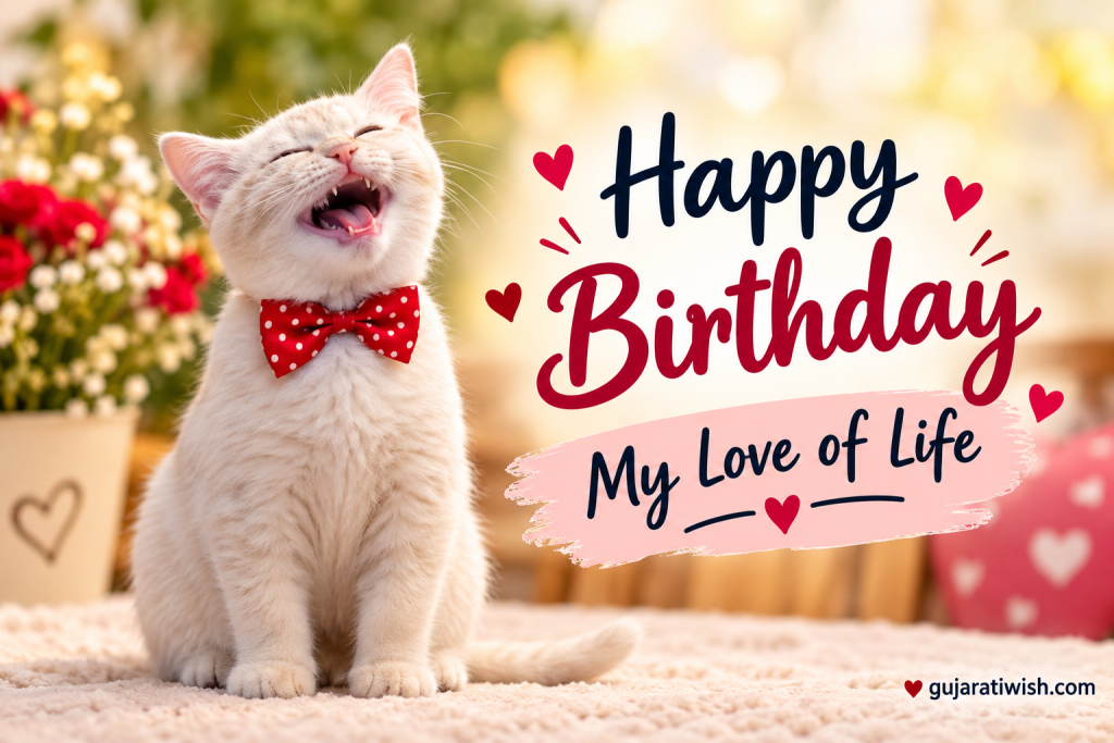 Funny Birthday Wishes for Husband in gujarati