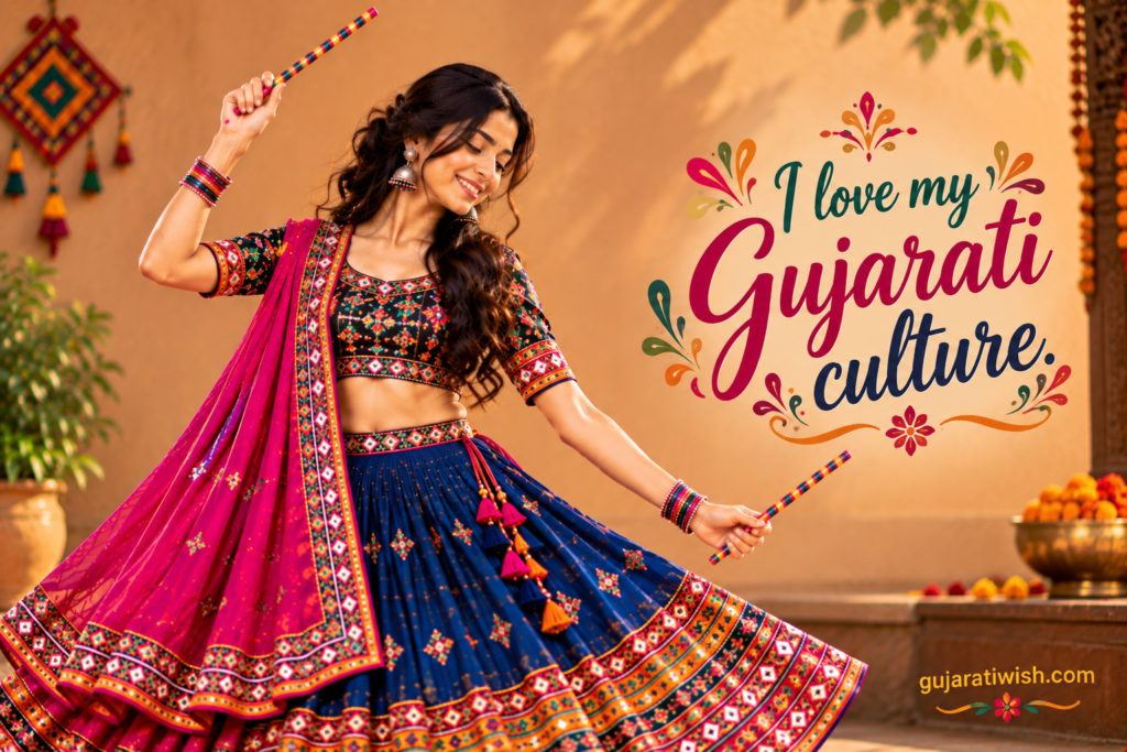 Gujarati Chaniya Choli Captions