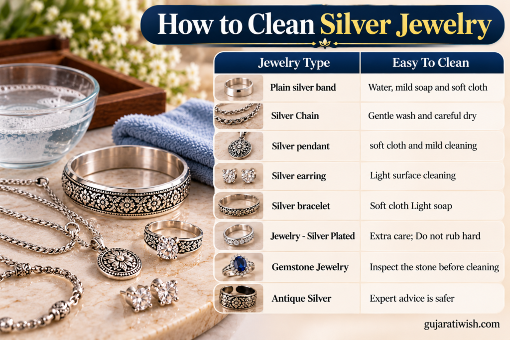 How to Clean Silver Jewelry at Home