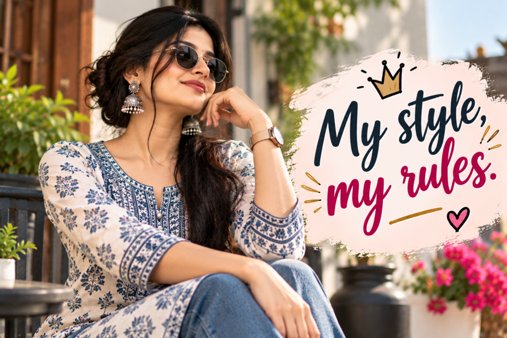 Kurti Captions for Girls With Attitude