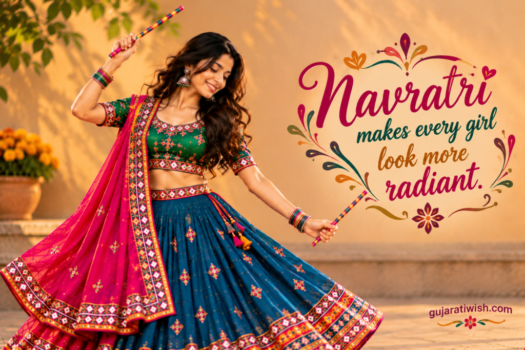 Navratri Captions for Girls