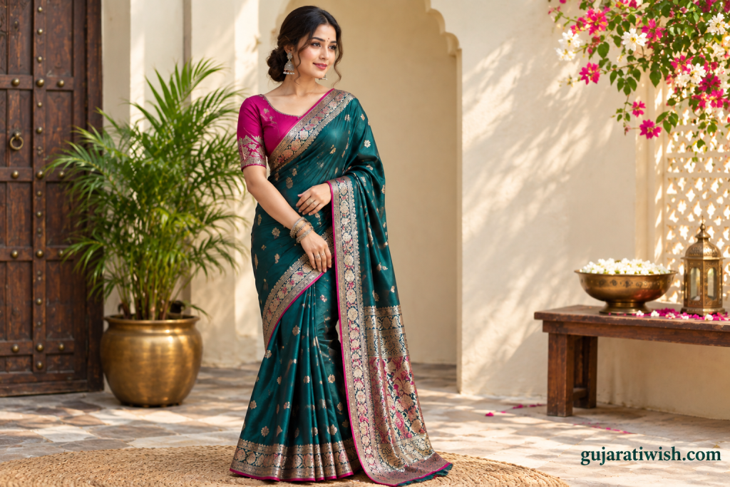  One-Word Saree Captions for instagram