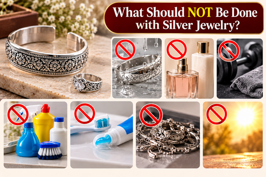 What Should NOT Be Done with Silver Jewelry
