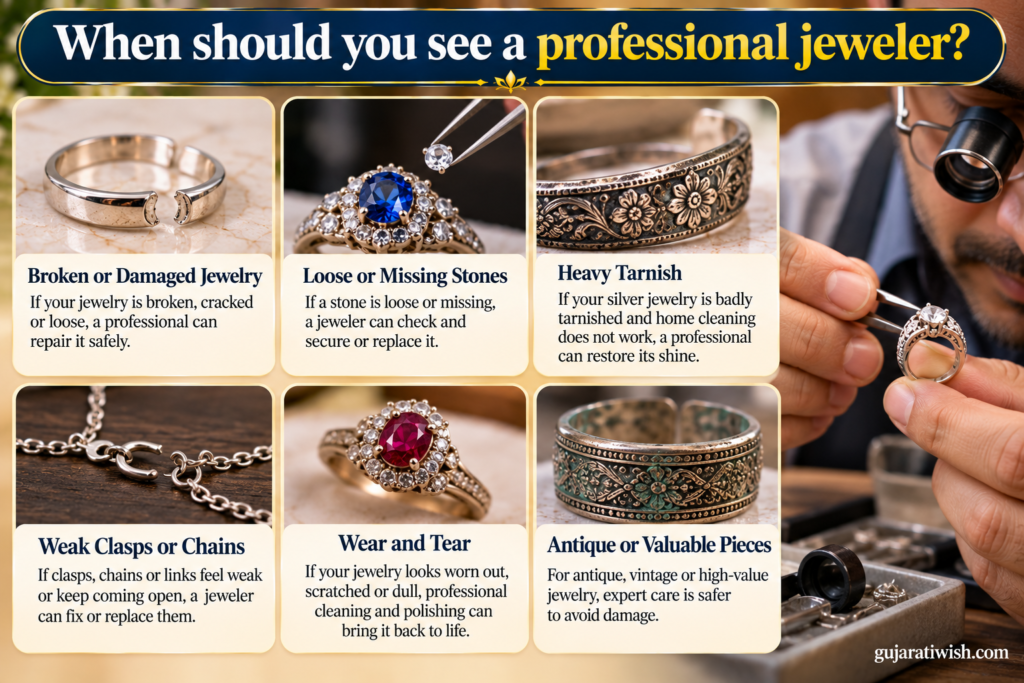 When should you see a professional jewelery