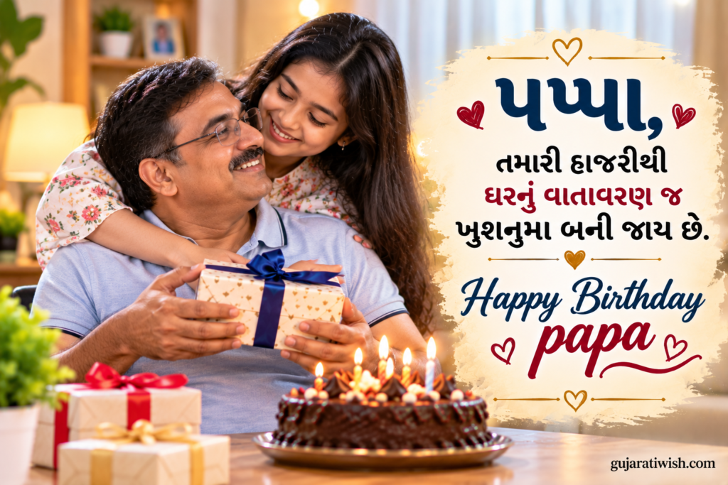 Best Birthday Wishes for Dad in Gujarati