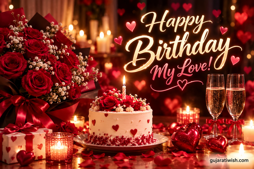 Happy Birthday My Love Gujarati Wishes