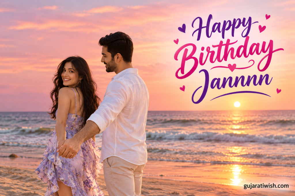 Romantic Birthday Wishes for Girlfriend in Gujarati